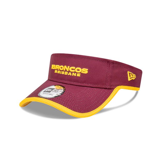 NRL Brisbane Broncos 2021 Official On Field Visor (YYC6997) - Purple New Era Bucket Hats